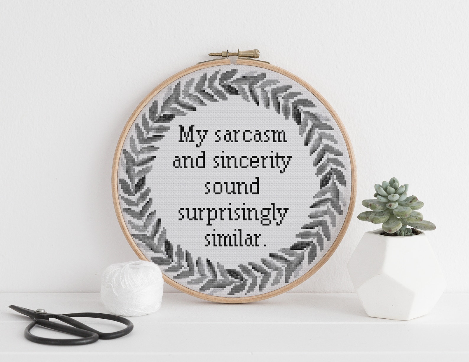 My Sarcasm and Sincerity Sound Surprisingly Similar Cross Stitch ...