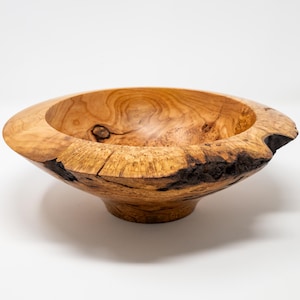 Black Cherry Burl Wood Bowl