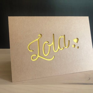 Lola - Tarjeta de felicitación en tagalo