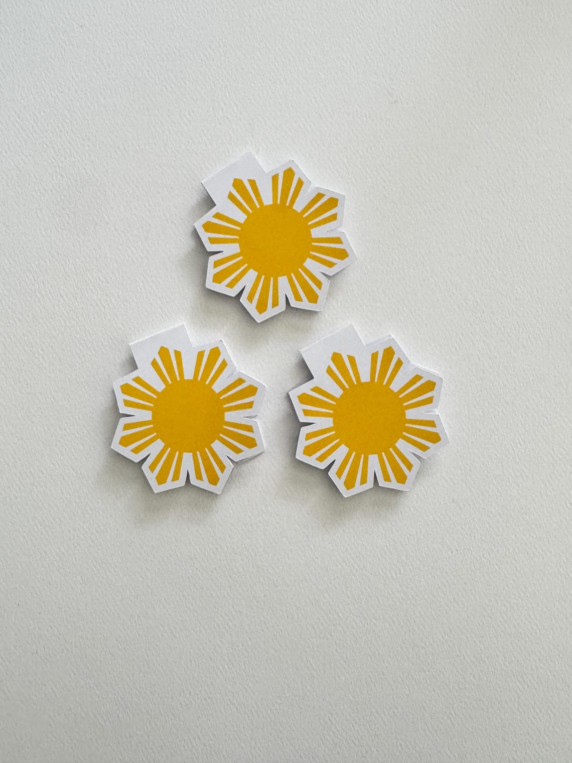 Philippines Sun Bookmark - Glossy Vinyl Pinoy Pride Reading Accessory ...