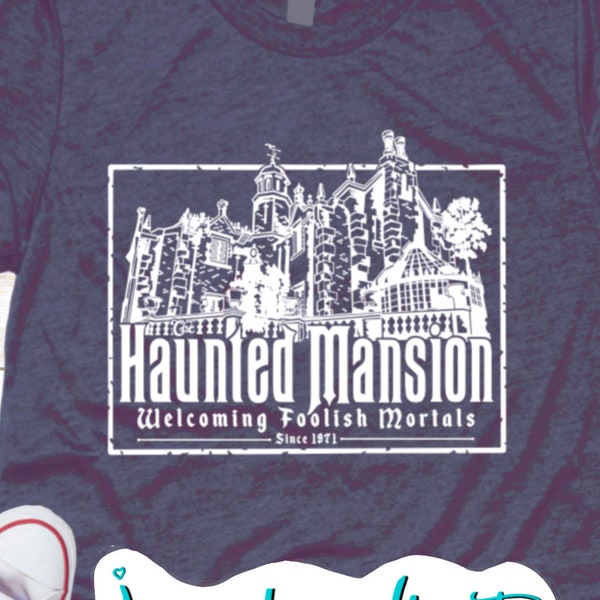 Haunted Mansion WDW Ride DisneyWorld Ride SVG Silhouette Cricut Cut file Dxf Welcome Foolish Mortals Ride Png Haunted Mansion Shirt SVG