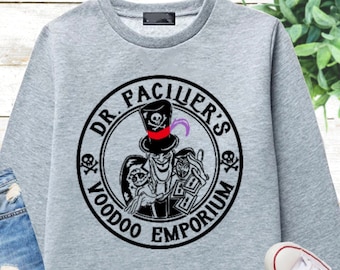 Dr. Facilier  Voodoo Emporium SVG The Princess and the Frog SVG Villain Shirt Silhouette Cricut Cut file Princess Tiana Sublimation PNG svg