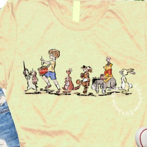 Winnie the Pooh Parade SUBLIMATION PNG only Hundred Acre Woods Honey sublimation Screenprint print Download Pooh Digital File PNG