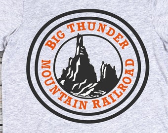 Big Thunder Mountain Railroad SVG Digital File Cricut Cut file Download Iron On DisneySVG Disneyland Rides SVG Disneyworld sublimation png