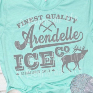 Frozen 2 SVG Arendelle Ice Company Frozen Shirt Disneyland DisneyWorld Shirt PNG svg Cut File Iron On Shirt Transfer Clipart Arendelle Aqua