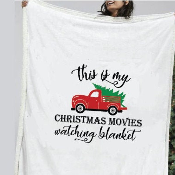 This is my Christmas movies watching Blanket SVG, Christmas SVG, HTV, Christmas svg, Christmas shirt svg Cricut Silhouette Christmas blanket