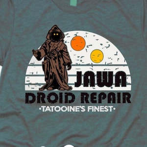StarWars SVG Shirt Jawa Droid Iron On Cricut Sublimation Digital Shirt Cut File Silhouette StarWars Galaxy Edge SVG PNG
