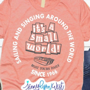 Kleine Welt Bootstouren SVG Silhouette Cameo PNG Cricut Schnitt Datei Eisen auf DisneySVG Shirt Kleine Welt nachdem All Boot PNG
