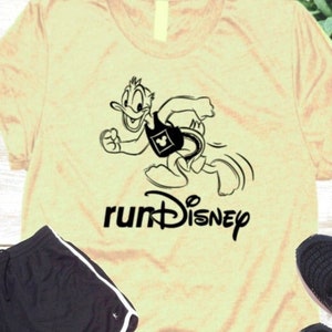 Donald Duck RunDisney Running Shirt SVG RunDisney Shirt Exercise DXF Silhouette Iron On Digital Design Cricut Cut Files Donald Running Png