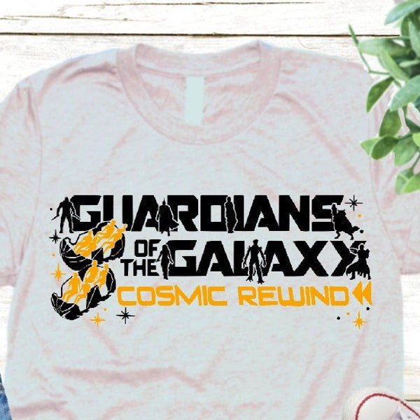 Guardians of the Galaxy SVG Cosmic Rewind Ride Epcot Ride SVG Cricut Cut file dxf Png Disneyworld Ride Shirt Svg Silhouette Cricut SVG