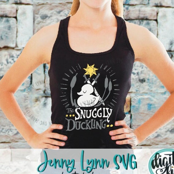 Snuggly Duckling Shirt Rapunzel SVG TANGLED Rapunzel Digital File Tangled Snuggly Duckling DXF Cut File Silhouette Png Cricut Iron On