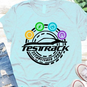 Test Track Ride Epcot Ride SVG Silhouette Cricut Cut file DXF Png Disneyworld Test Track Ride Shirt Svg Cricut Sublimation Silouette SVG