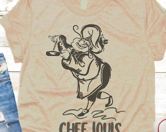 Chef Louis SVG: Little Mermaid Villain Cricut Cut File, Digital Downloads