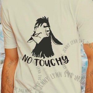 The Emperor&#39;s New Groove SVG DisneySVG No Touchy Silhouette Cameo Cricut Cut file DXF Llama Iron On Vacation Shirt Sublimation PNG