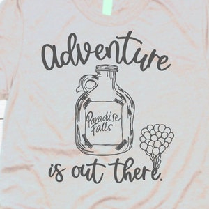 UP SVG Adventure is Out There Up House Paradise Falls Cut File Iron On Sublimation Png Shirt Carl and Ellie House SVG Up House