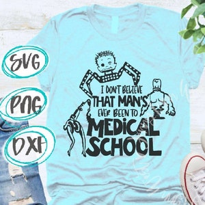 Toy Story Sids Misfit Toys SVG That Man has Never been to Medical School Toy Story SVG Shirt Silhouette Download Digital Cricut Iron On Toy