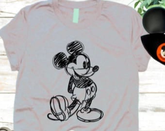 Mickey Mouse Gang Polaroid SVG DisneyWorld PNG Dxf Classic Mickey Sketched DisneySVG Sublimation Cricut Cut File Minnie Goofy Sketched