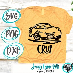 Cars SVG Cruz Ramirez Svg Cars Cruz Ramirez  Disneyworld Circut png Cars Dxf Sublimation Png Shirts Digital Cars Land SVG Cut File Cricut