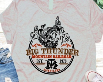 ビッグサンダーマウンテン鉄道エンブレムロゴ ディズニーランド