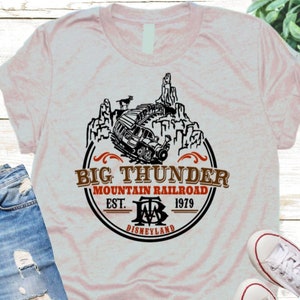 Big Thunder Mountain Railroad SVG Big Thunder Mountain Railroad Disneyland Shirt Digital File Silhouette Cricut Cut DXF Download Iron On SVG