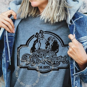 Lady and the Vagebond SVG Tony's Restaurant SVG Cricut Occupation Business DisneySVG Disneyland Disneyworld Cut-bestand DXF-svg downloaden