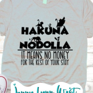 Lion King SVG Hakuna Nodolla Animal Kingdom Cricut Printable Digital Shirt Cut File Silhouette Lion King PNG Iron On Cut Files