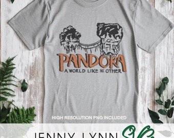Pandora Animal Kingdom SVG: Disneyworld Avatar Cut Files PNG Included