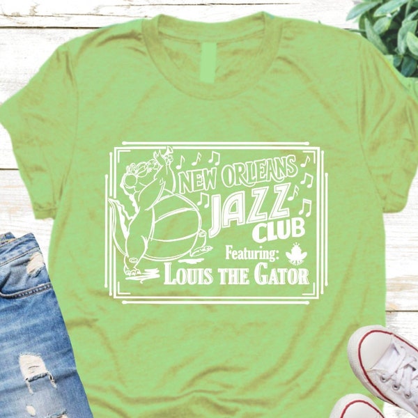 Princess And the Frog SVG New Orleans Jazz Club Louis The Gator Silhouette Cricut Cut file SVG Princess Tiana DXF png svg Sublimation