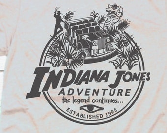 Indiana Jones Ride SVG Silhouette Cricut Cut file Disneyland Disneyworld Ride DXF Png Indian Jones Shirt Disneyland Rides SVG