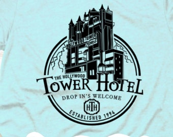 Hollywood Tower of Terror Ride World Ride SVG Studios Silhouette Cricut Cut file DXF Png The Hollywood Tower Hotel Shirt Jenny Lynn West SVG