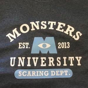 Monsters Inc SVG Monster Universität Silhouette Disneyworld Urlaub Shirts Download DXF Cricut Ion On Htv Disneyland SVG