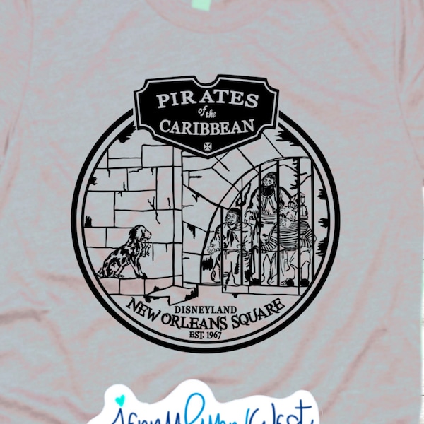 Pirates of Caribbean Ride SVG Silhouette Cricut Cut file Pirates DXF Png Pirates of Caribbean Shirt Iron On Captain Jack Sparrow Disneyland