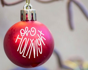 Oh Holy Night Ornament Etsy