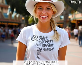 Jessie Cowgirl SVG: Toy Story Silhouette, Cricut Cut File (Digital Download)