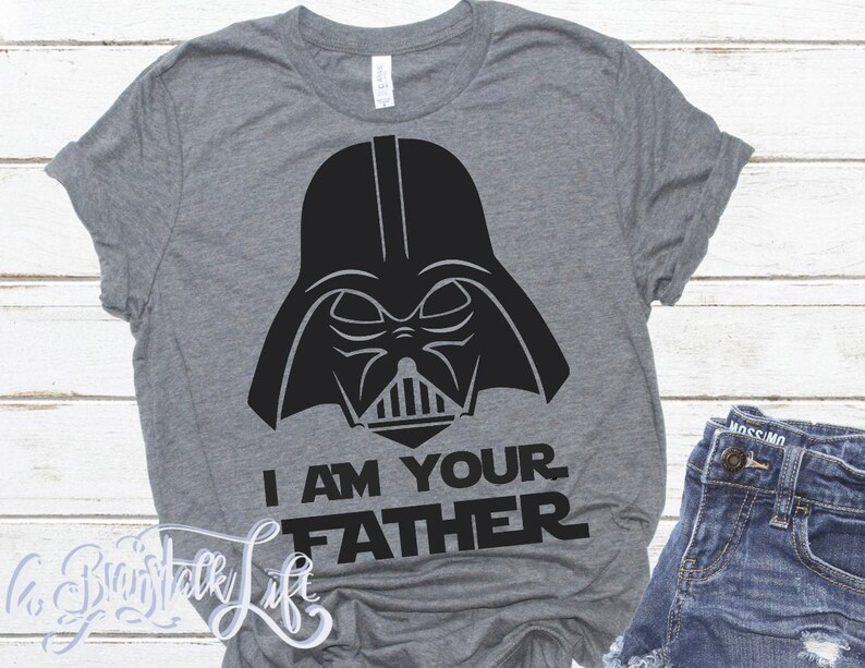 Download Disney Star Wars SVG Shirt I am Your Father Darth Vader Cut | Etsy