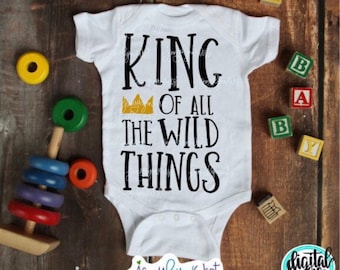 König der wilden Dinge SVG Wilde Dinge wo die wilden Dinge sind Shirt PNG Schnitt Datei Eisen auf Shirt Cricut Cut Datei Baby Onsie Cut File