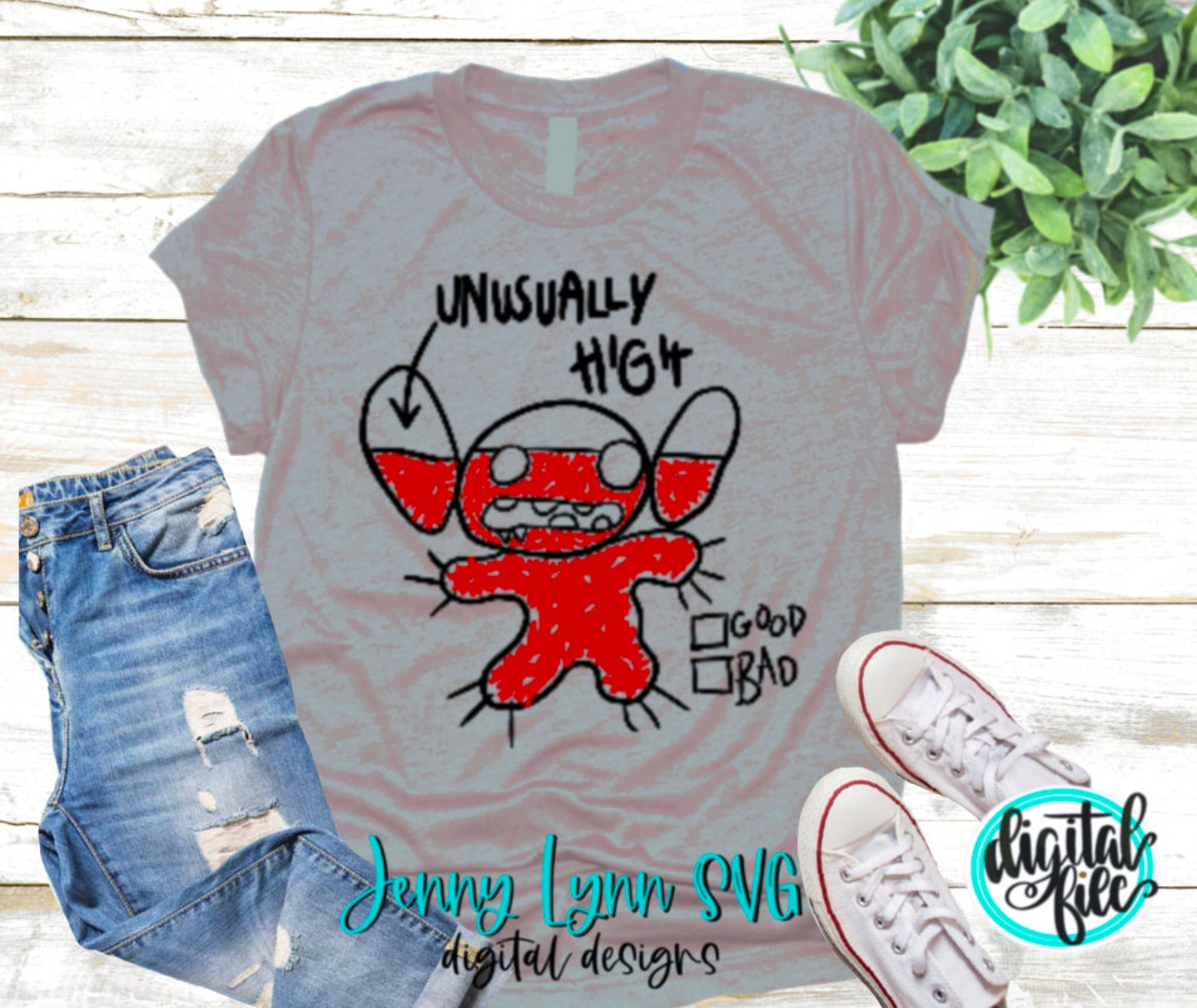 Stitch Good or Bad SVG Disneysvg Stitch 626 SVG Download Iron - Etsy