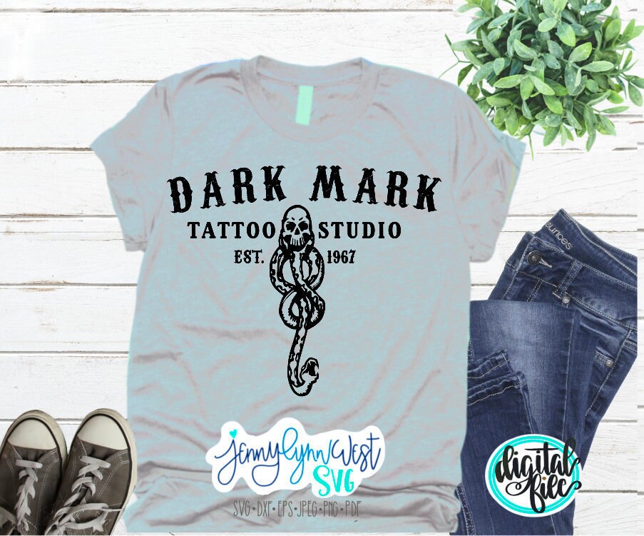 Download Dark Mark Tattoo Studio Svg Dark Mark Shirt Cricut Design Etsy