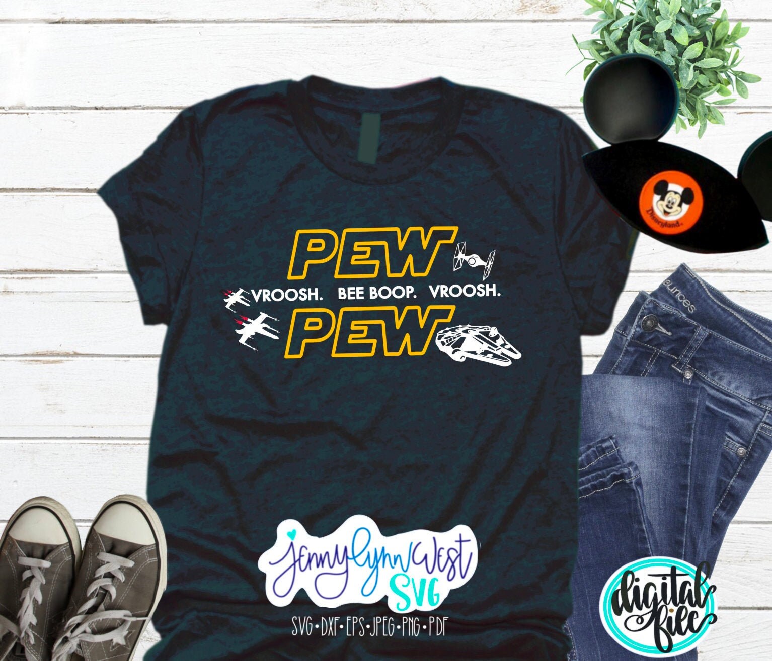 Disney Star Wars SVG Shirt Jawa Droid Iron On Cricut Printable Digital 