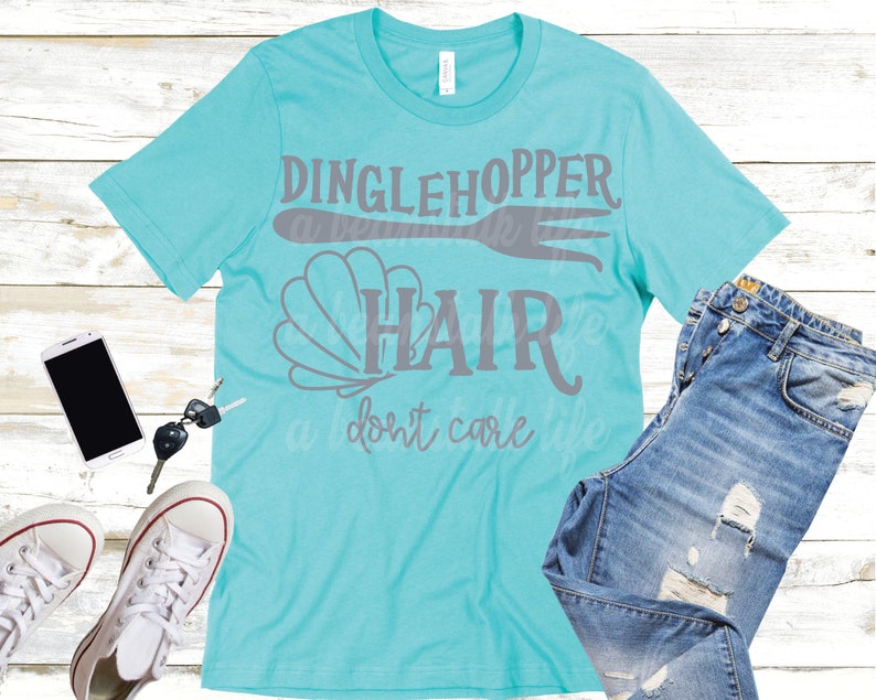 Download Disney SVG Little Mermaid SVG Dinglehopper Hair Don't Care ...