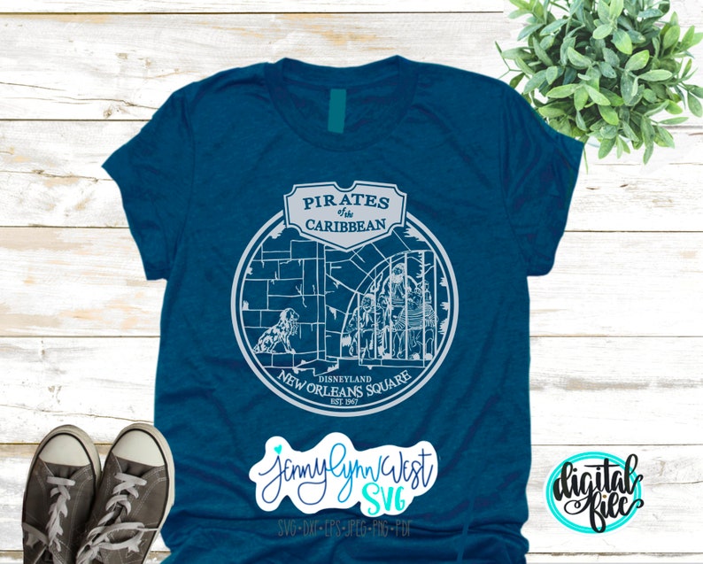 Download Pirates of Caribbean Ride Disneyland Ride SVG Silhouette ...