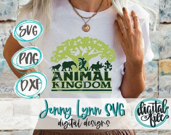 Animal Kingdom SVG Safari Pandora SVG Mundo de Avatar Animal Kingdom SVG dxf safari sublimação camisa arquivo de corte Cricut Silhouette Iron On