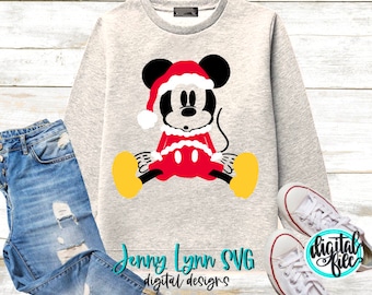Santa Mickey Mouse - Etsy
