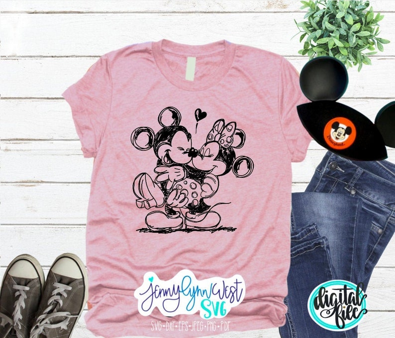 Free Free 209 Mickey And Minnie Love Svg SVG PNG EPS DXF File