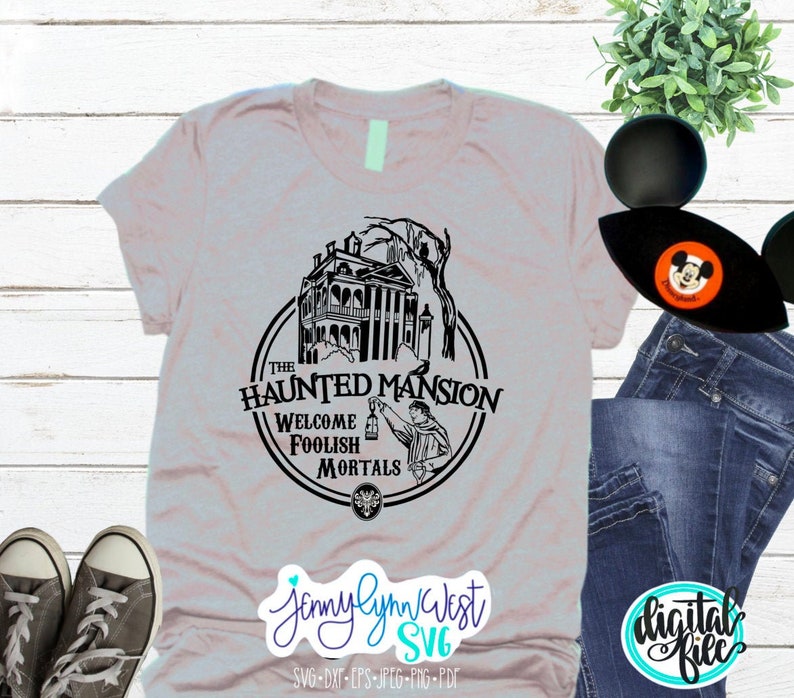 Download Haunted Mansion Ride Disneyland Disney World Ride SVG | Etsy