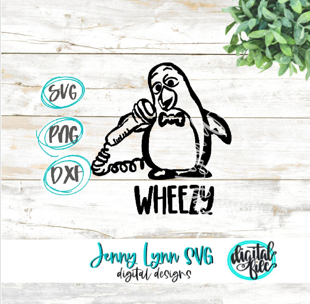 Toy Story Wheezy SVG Toy Story Penguin Svg Digital Download Cutting