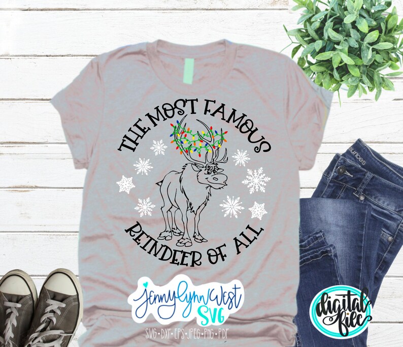 Download Disney Christmas SVG Most Famous Reindeer of All Sven ...