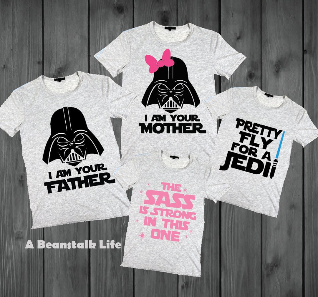 Disneysvg Star Wars Family Shirts Iron on Cricut DXF Printable Digital ...
