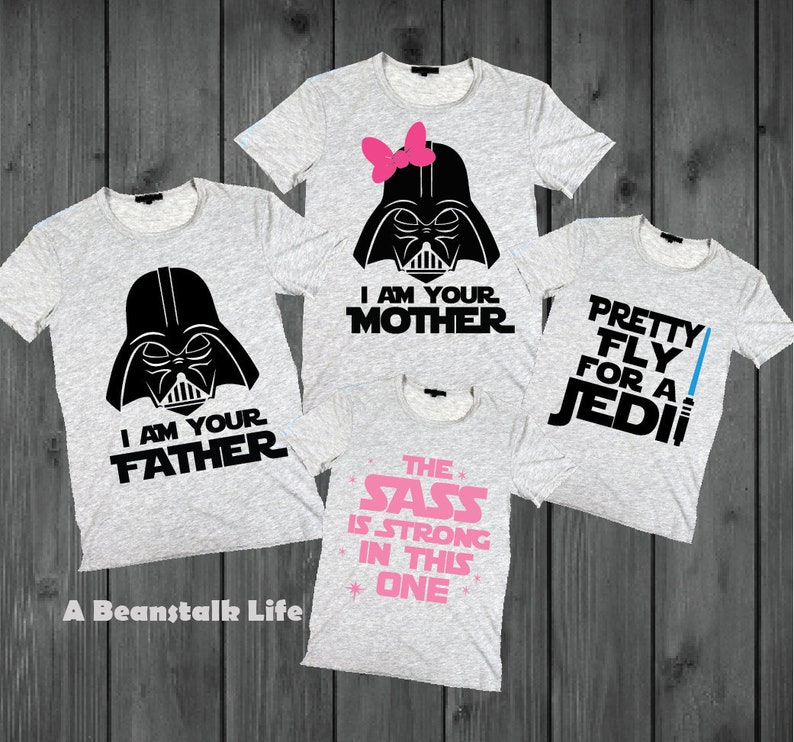 Download Disney SVG Star Wars Family Shirts Iron On Cricut DXF | Etsy