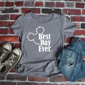 DisneySVG Best Day Ever Digital File Cricut Cut file Disneyland Clipart Silhouette Iron On Disneyworld Shirts Disneyland  Family Tshirts